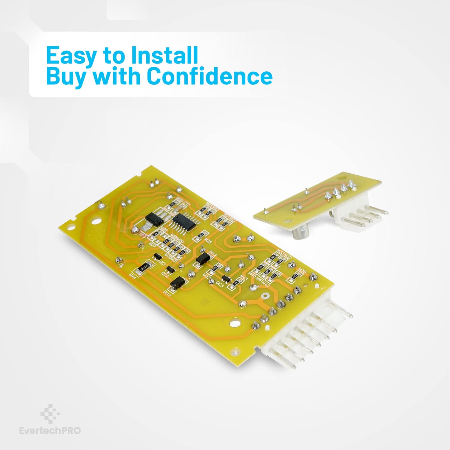 EvertechPRO W10757851 Refrigerator Refrigerator P. C. Board Kit Replacement for Whirlpool 4389102 2198585 2198586 2220398 2220402