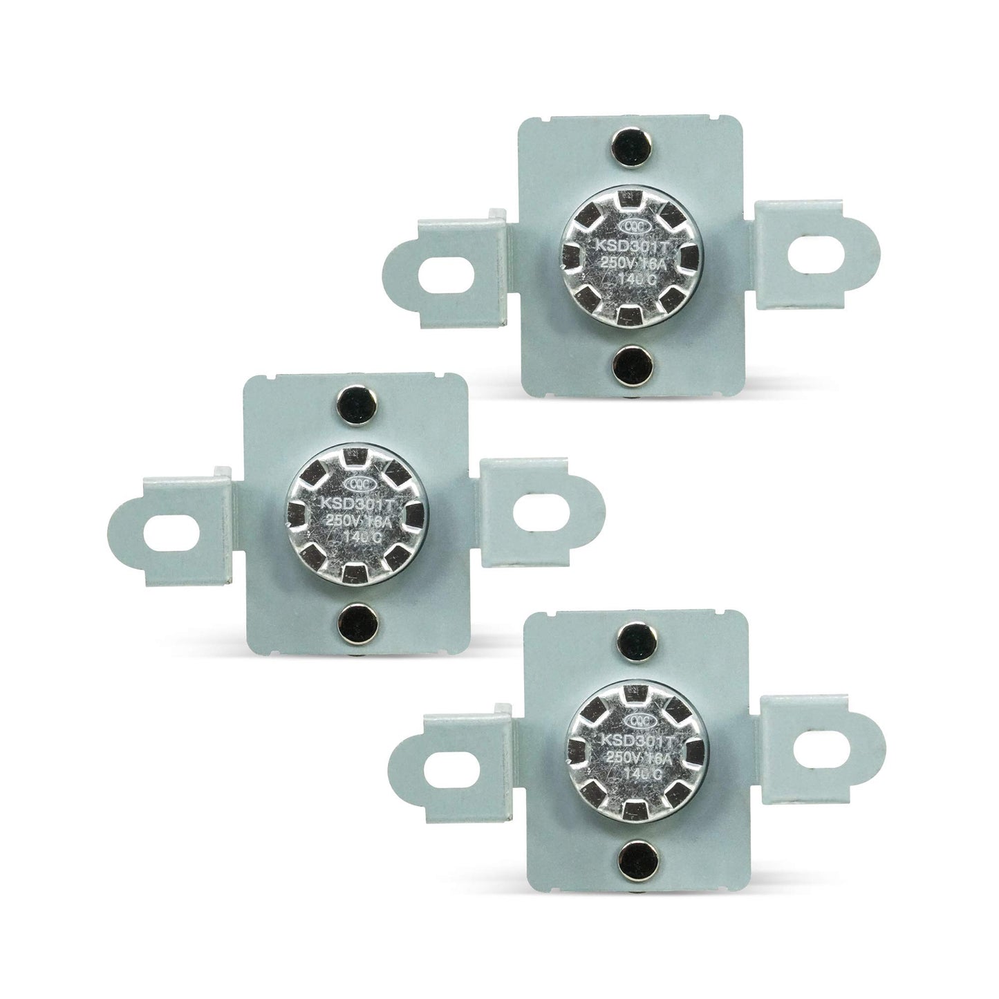 EvertechPRO 6931EL3003D Hi-Limit Thermostat Pack of 3 Replacement for LG Dryer 1268366 AH3530485 EA3530485 PS3530485