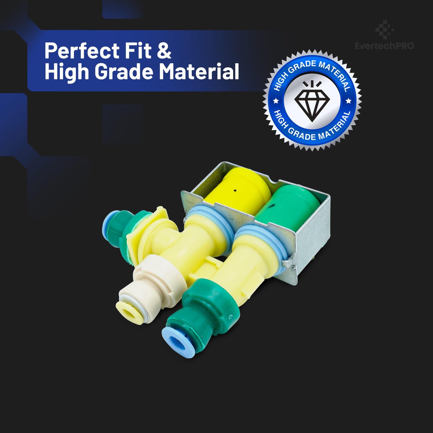 EvertechPRO W10279866 Refrigerator Valve Inlt Replacement for Whirlpool