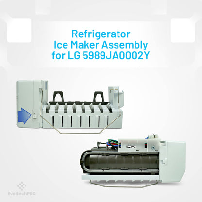 EvertechPRO 5989JA0002Y Ice Maker for LG Refrigerator 5989JA0002U