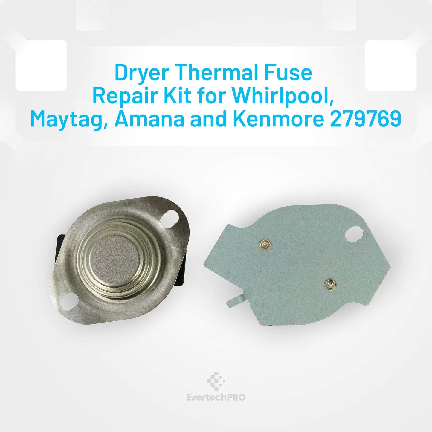 EvertechPRO 279769 Thermal Cut Ofresh Food Kit Replacement for Whirlpool Dryer 279548 2796769 279769 2821