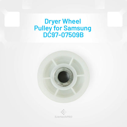 EvertechPRO DC97-07509B Idler Wheel Replacement for Samsung Dryer 2075486 DC66-00402A