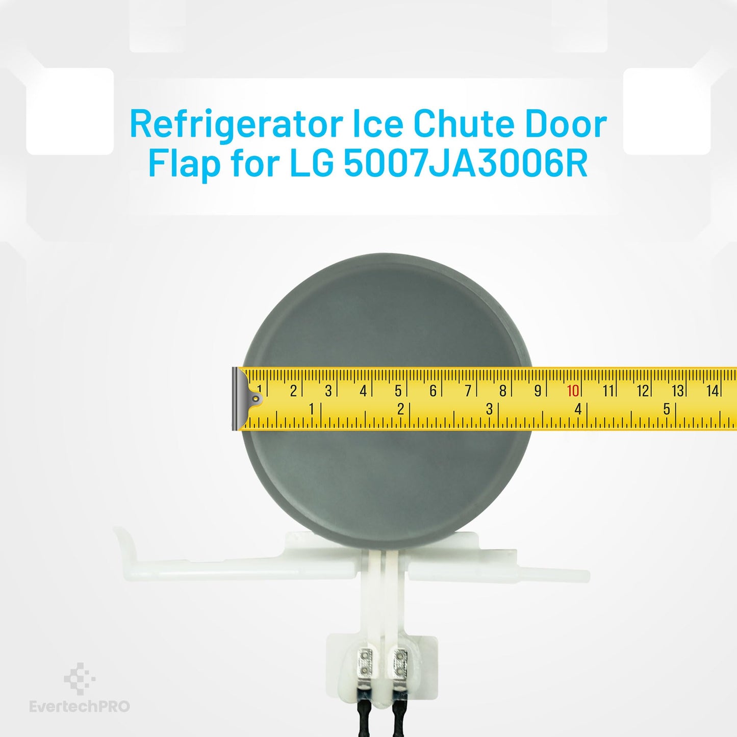 EvertechPRO 5007JA3006R Ice Chute Door Replacement for LG Appliance 1267950 AH3525879 EA3525879 PS3525879
