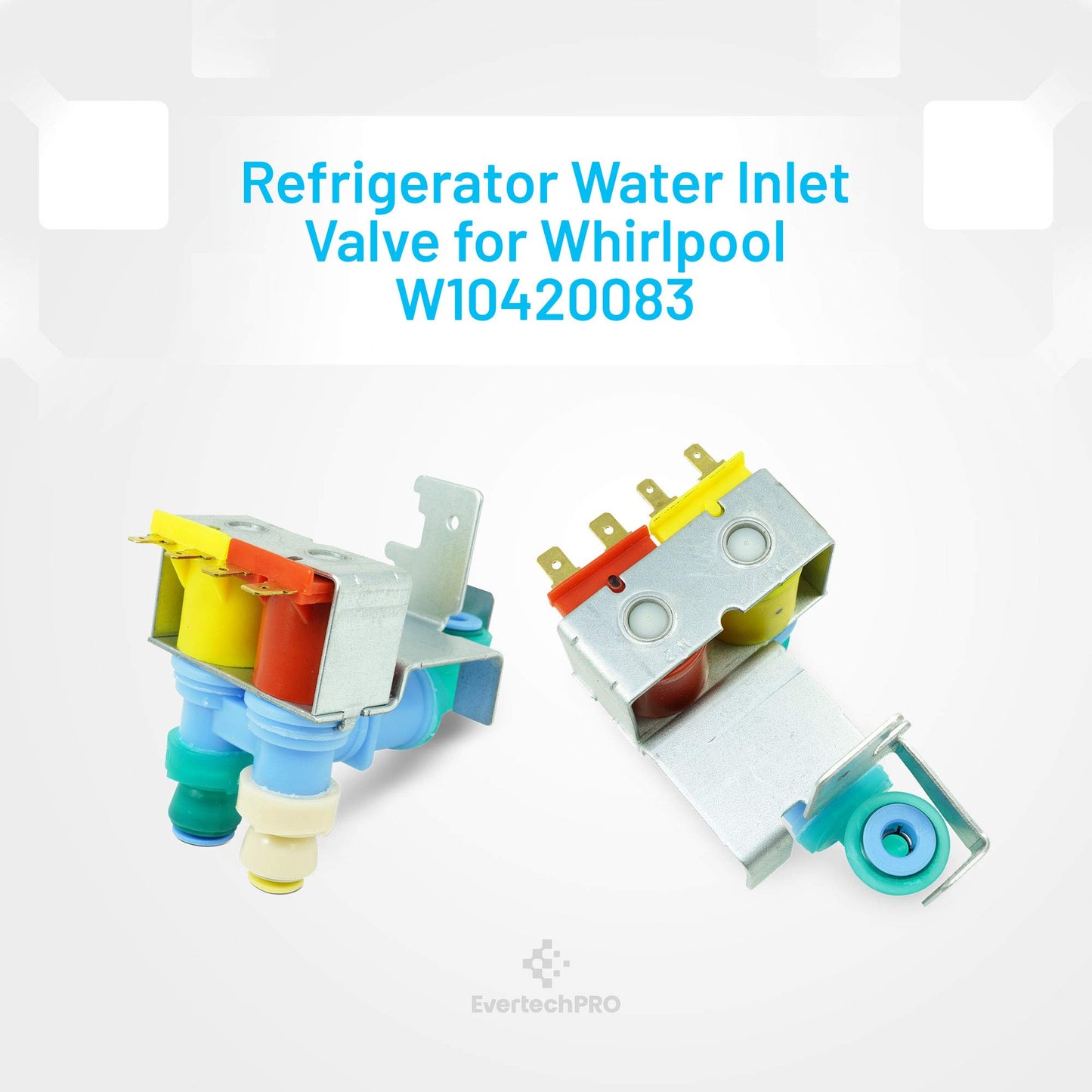 EvertechPRO Appliance Valve Replacement for Whirlpool W10420083 2118775 AH3503218 EA3503218 PS3503218