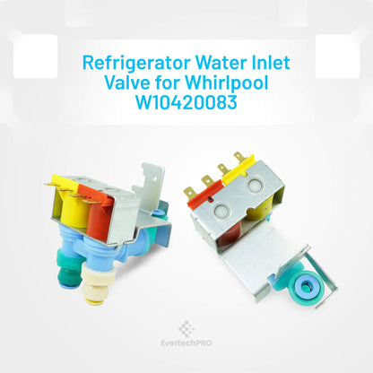 EvertechPRO Appliance Valve Replacement for Whirlpool W10420083 2118775 AH3503218 EA3503218 PS3503218