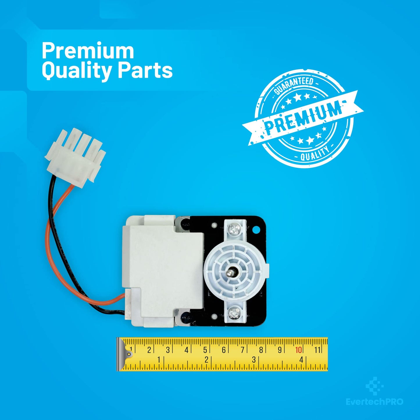 EvertechPRO 242077702 242077705 Evaporator Fan Motor Replacement for Electrolux Frigidair FDQC18EL4F 5304514392