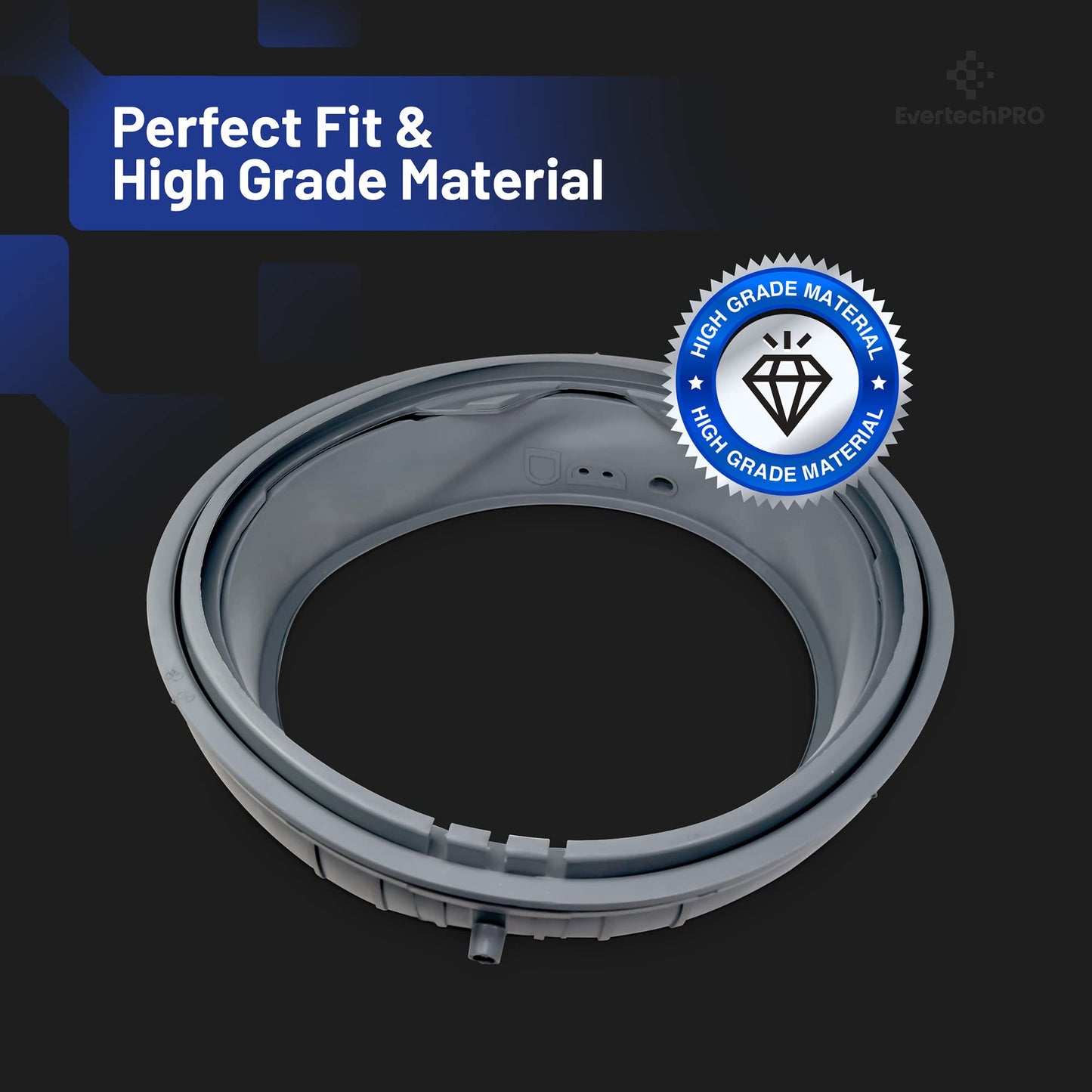 EvertechPRO 4986ER0004G Gasket Replacement for LG Washer 1377589 AH3524978 EA3524978 PS3524978