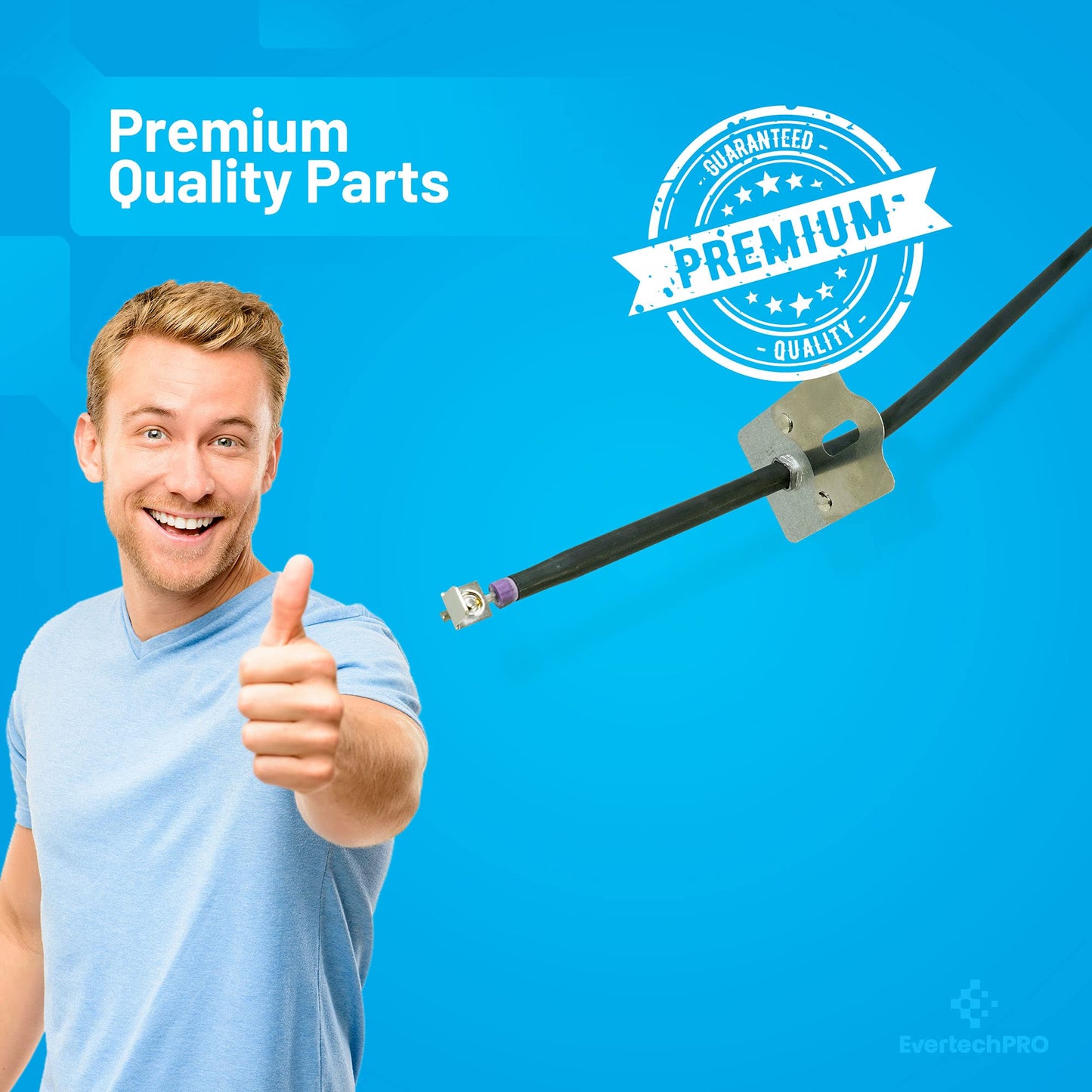 EvertechPRO 865940 Oven Bake Element Replacement for Whirlpool Range 14210578 2693 4165288 4165317