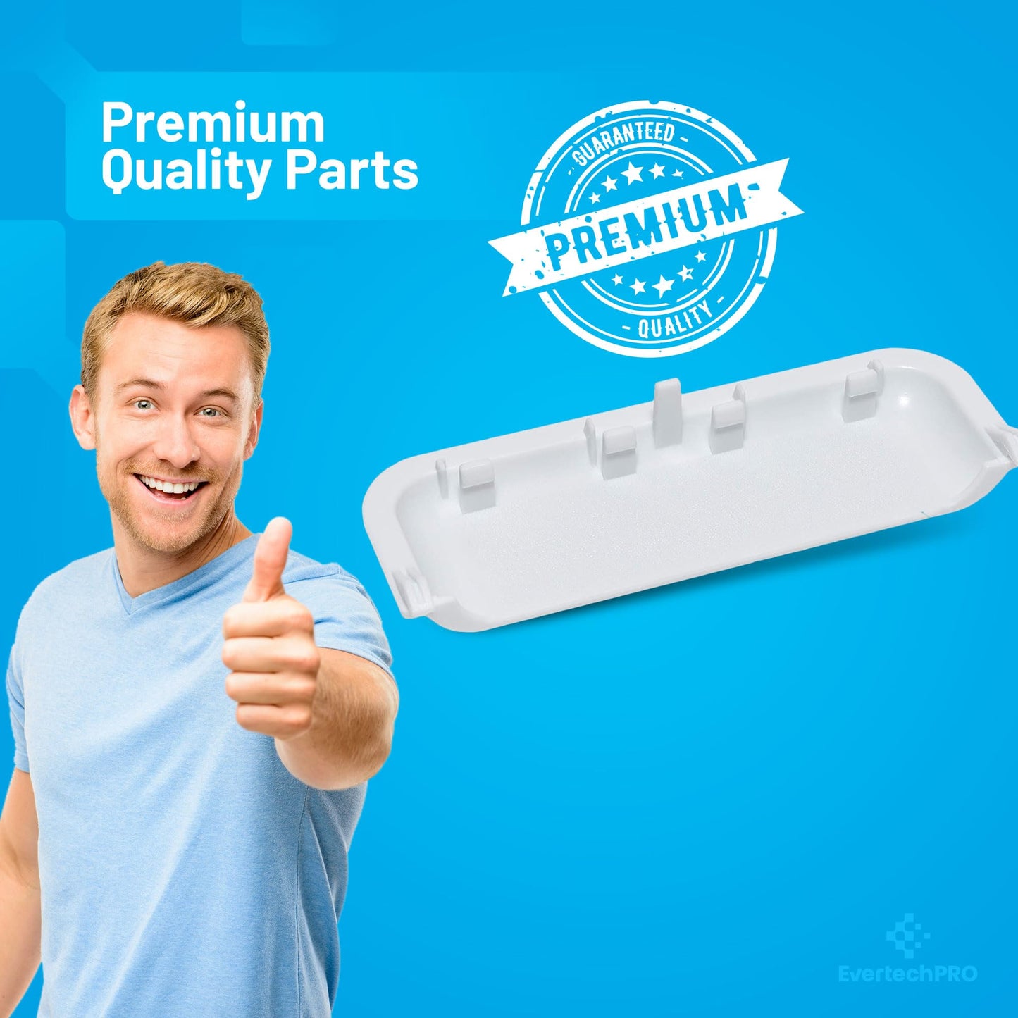 EVERTECHPRO W10861225 Handle Replacement for Whirlpool Appliance W10714516