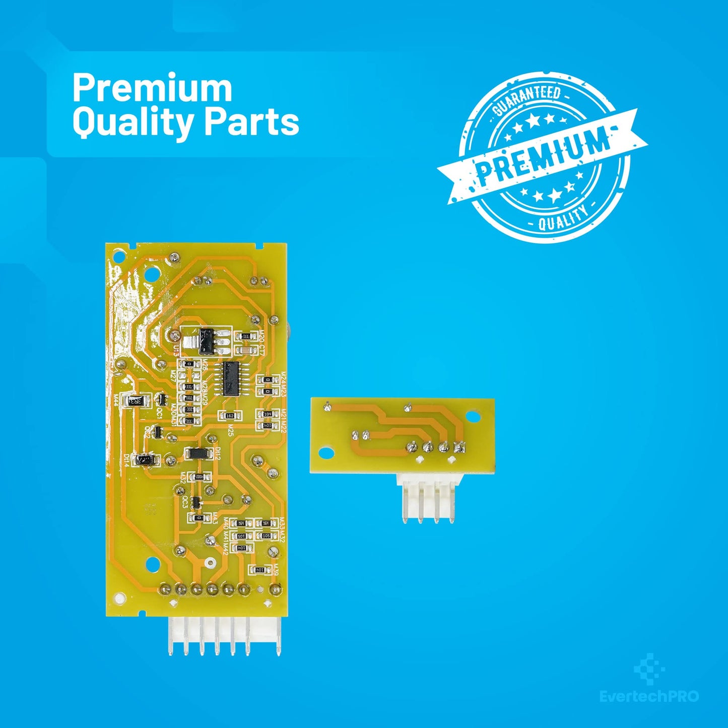 EvertechPRO W10757851 Refrigerator Refrigerator P. C. Board Kit Replacement for Whirlpool 4389102 2198585 2198586 2220398 2220402