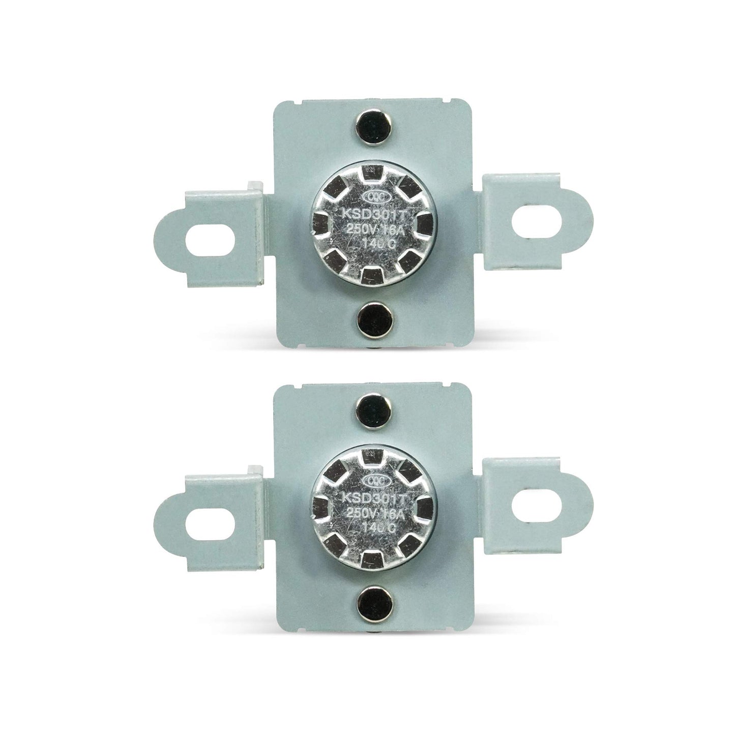 EvertechPRO 6931EL3003D Hi-Limit Thermostat Pack of 2 Replacement for LG Dryer 1268366 AH3530485 EA3530485 PS3530485