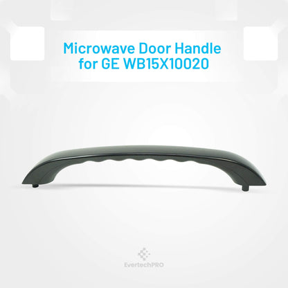EvertechPRO WB15X10020 Microwave Door Handle Replacement for GE Microwave 769527 AH232100 EA232100 PS232100