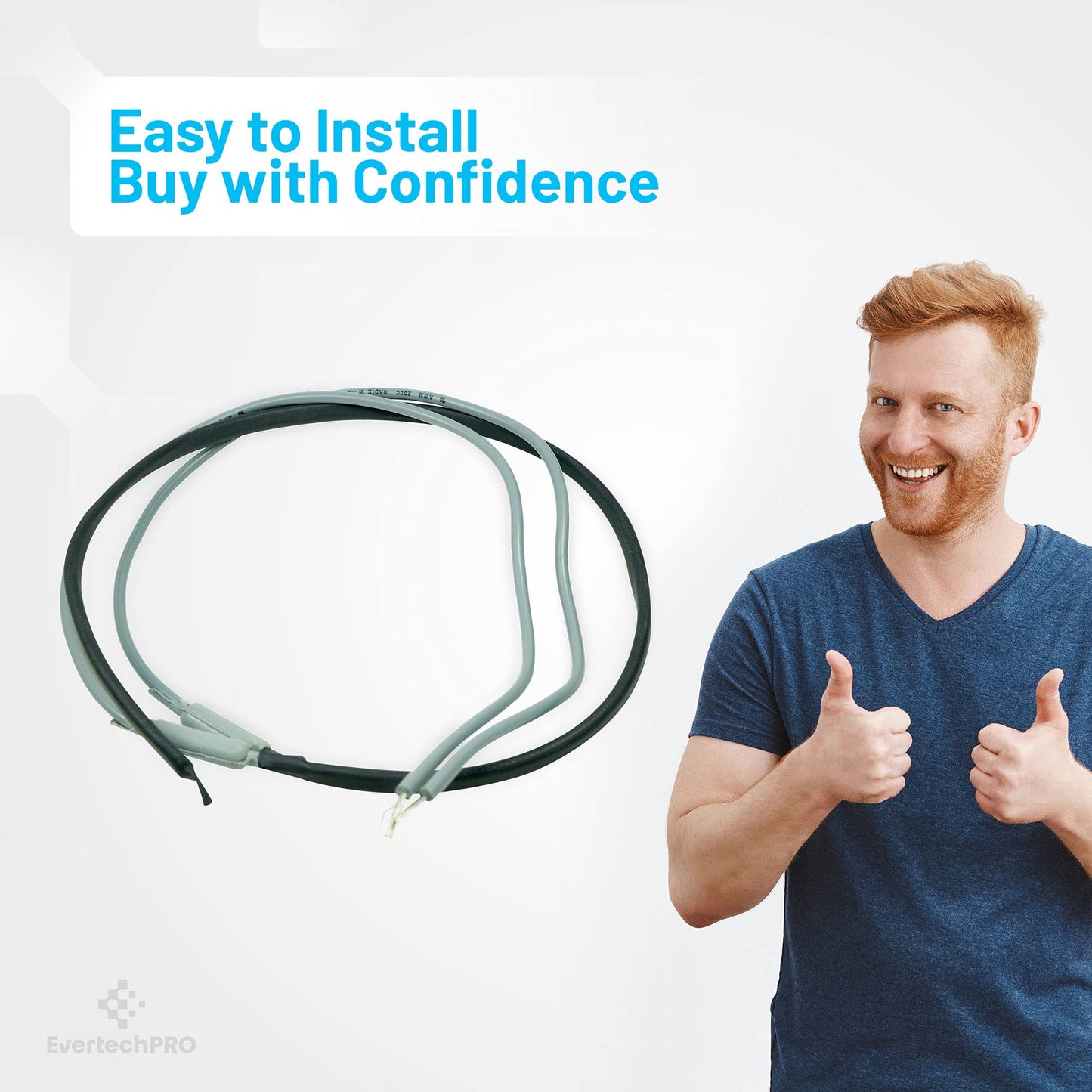 EvertechPRO SH504 Drain Heater Size 21 inch Leads 18 inch Watts 25W Volts 120V