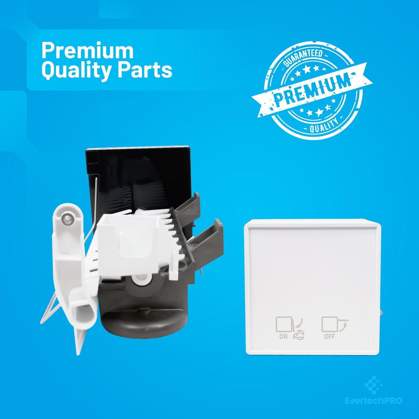 EvertechPRO 4317943 Whirlpool Ice Maker Kit Replacement for Whirlpool Refrigerator 4210317 4211173 4317943