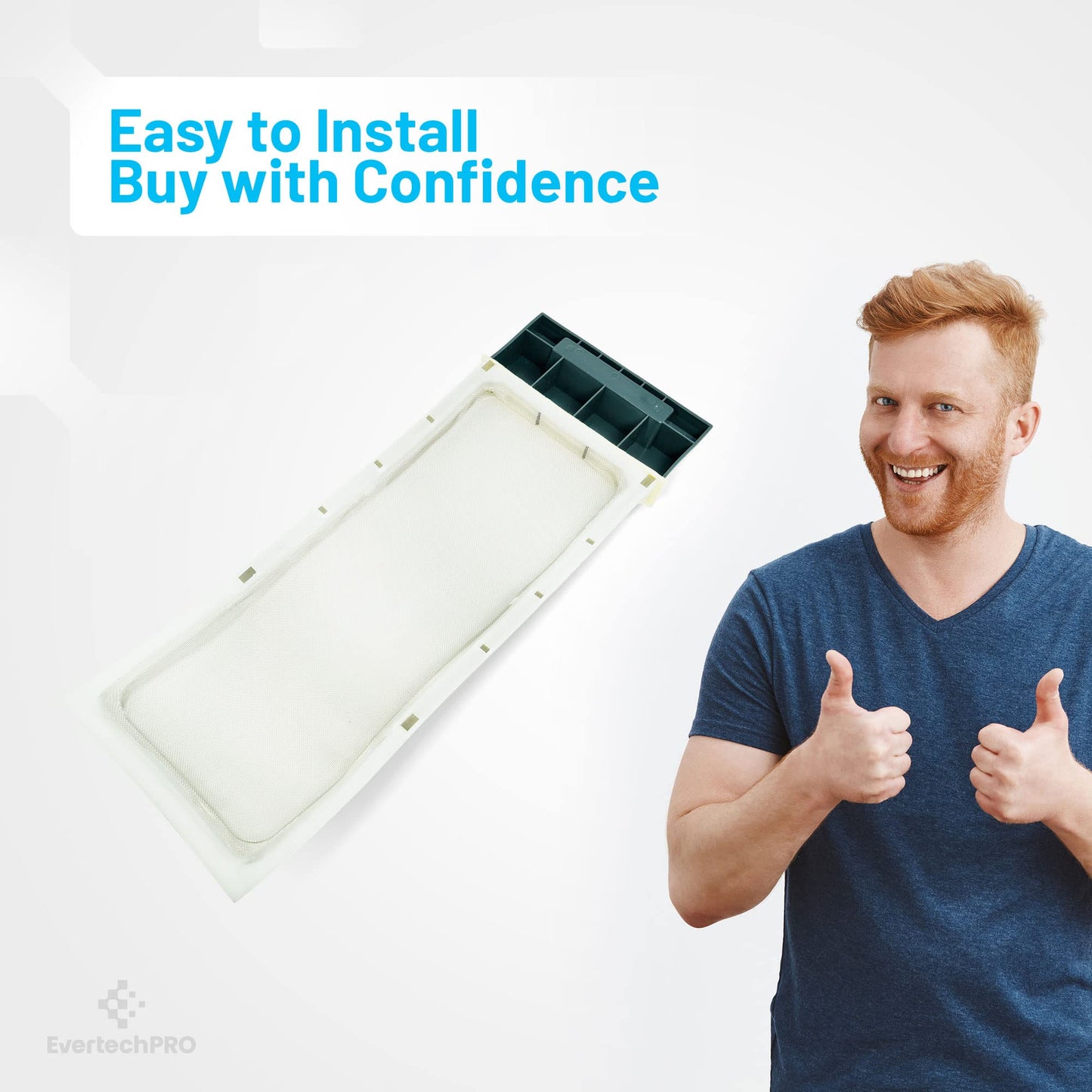EvertechPRO Dryer Lint Screen Replacement for Whirlpool 349639 3387232 693845 786054