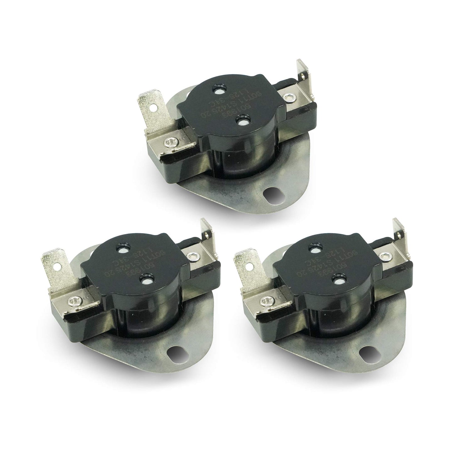 EvertechPRO 6931EL3001F Thermostat Assembly Pack of 3 Replacement for LG Dryer 1377779 AH3530482 EA3530482 PS3530482