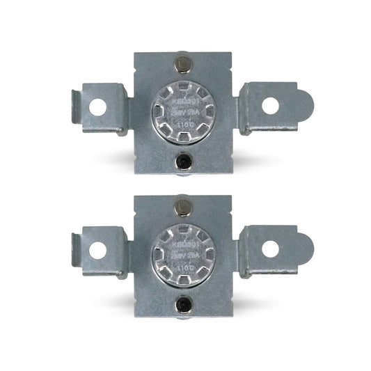 EvertechPRO 6931EL3003C Hi Limit Thermostat Pack of 2 Replacement for LG Dryer 1268365 6931EL3003G