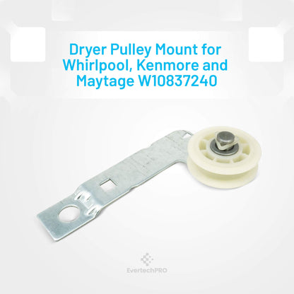 EvertechPRO W10837240 Bracket Replacement for Whirlpool Dryer W10547290 W10118756 3387372 3388674