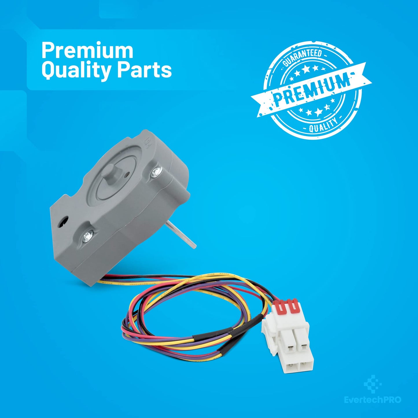 EvertechPRO EAU63103204 DC Motor Replacement for LG Refrigerator 4324005 PS11761149