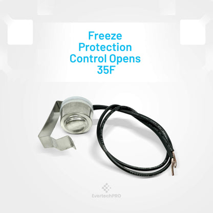 EvertechPRO SFPC 5303279149 5303015195 5303279266 Defrost Thermostat Replacement for Frigidaire Refrigerator Opens 35F Close 50F Fit up to 7/8 O.D. tubing