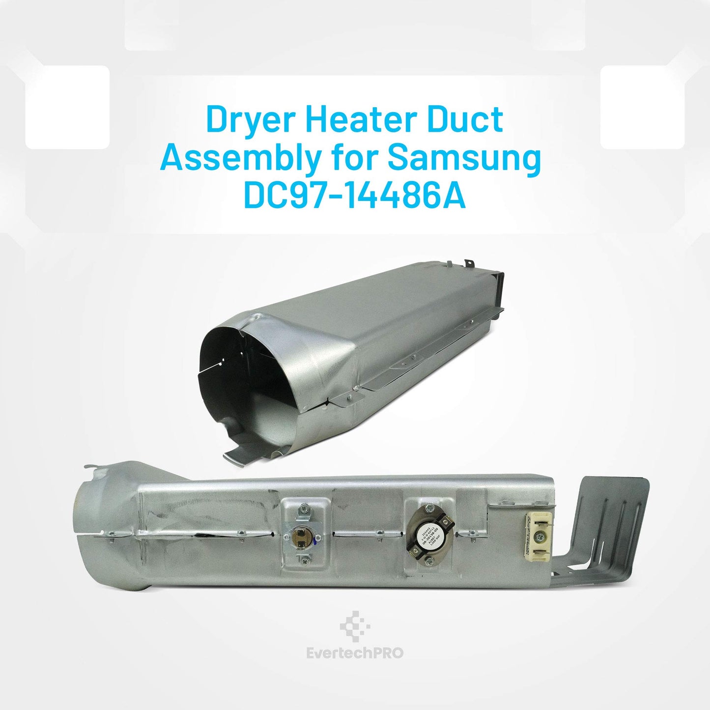 EvertechPRO DC97-14486A Heating Element Assembly Replacement for Samsung Appliance DC97-08891A