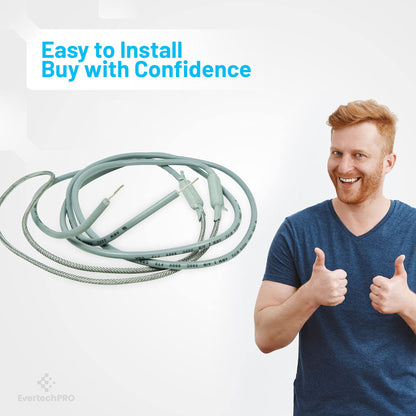 EvertechPRO SH201 Braided Aluminum Heater Size 18 inch Leads 23 inch Watts 15W Volts 115V