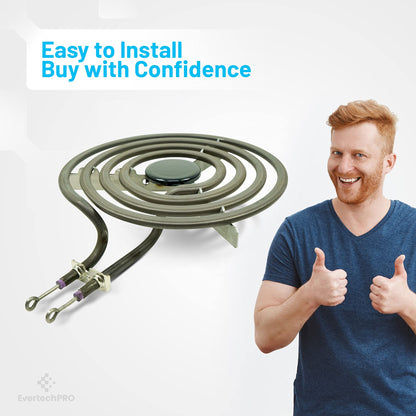 EvertechPRO MP15YA Burner Element Replacement for Whirlpool Range 660532 316439801