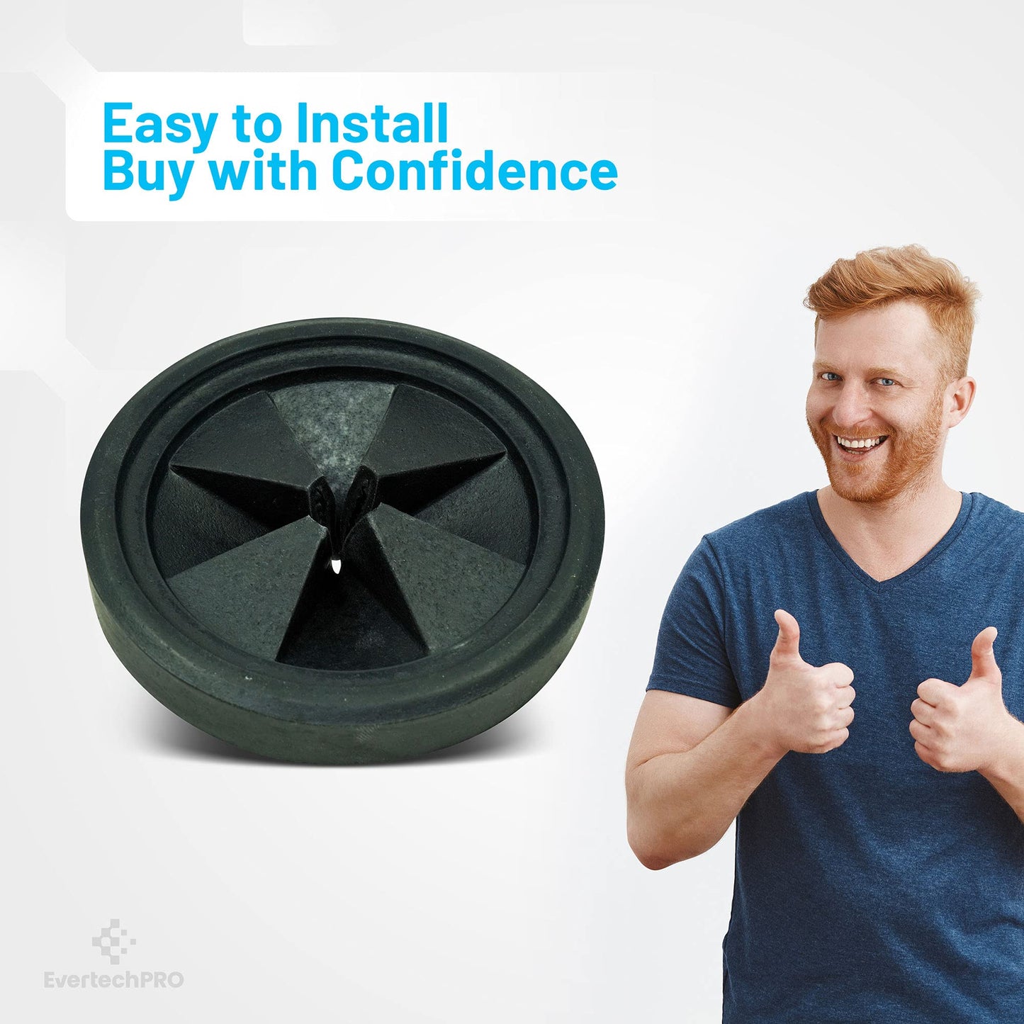 EvertechPRO Garbage Disposal Splash Guard Replacement for Whirlpool 4211334 InSinkErator SMG-00 Y08300003 2008255