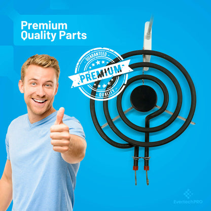 EvertechPRO SP22YA 6 Inch Surface Burner Element Replacement for GE Range WB30X0254 WB30X5061 WB30X5094