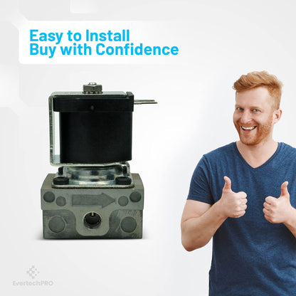 EvertechPRO PA010139 Solenoid Gas Fjt Valve Replacement for Viking Wall Oven 802089 804402 348047-1 10415