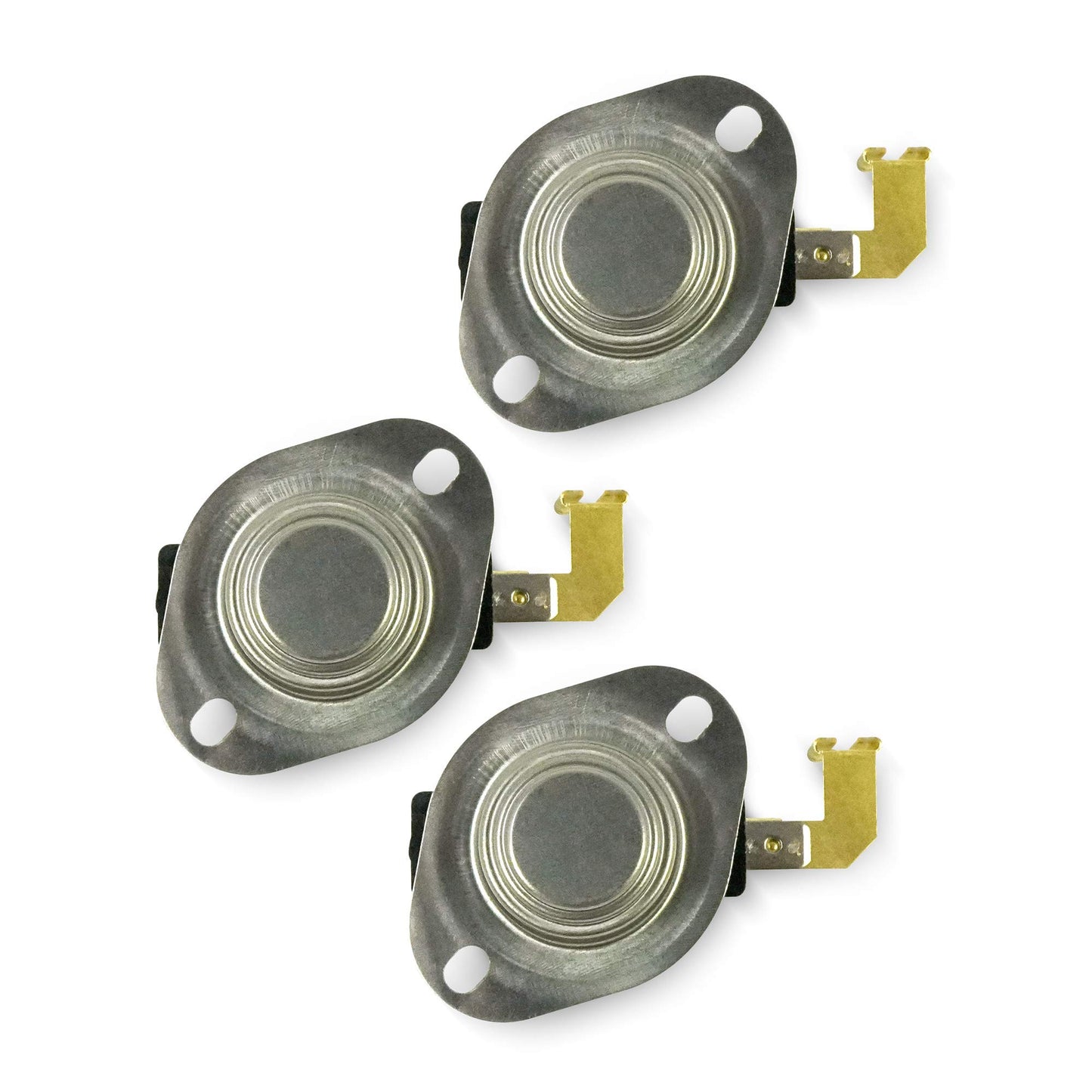 EvertechPRO 3977767 Hi Limit Thermostat Pack of 3 Replacement for Whirlpool Dryer 3399693 898078