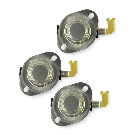 EvertechPRO 3977767 Hi Limit Thermostat Pack of 3 Replacement for Whirlpool Dryer 3399693 898078