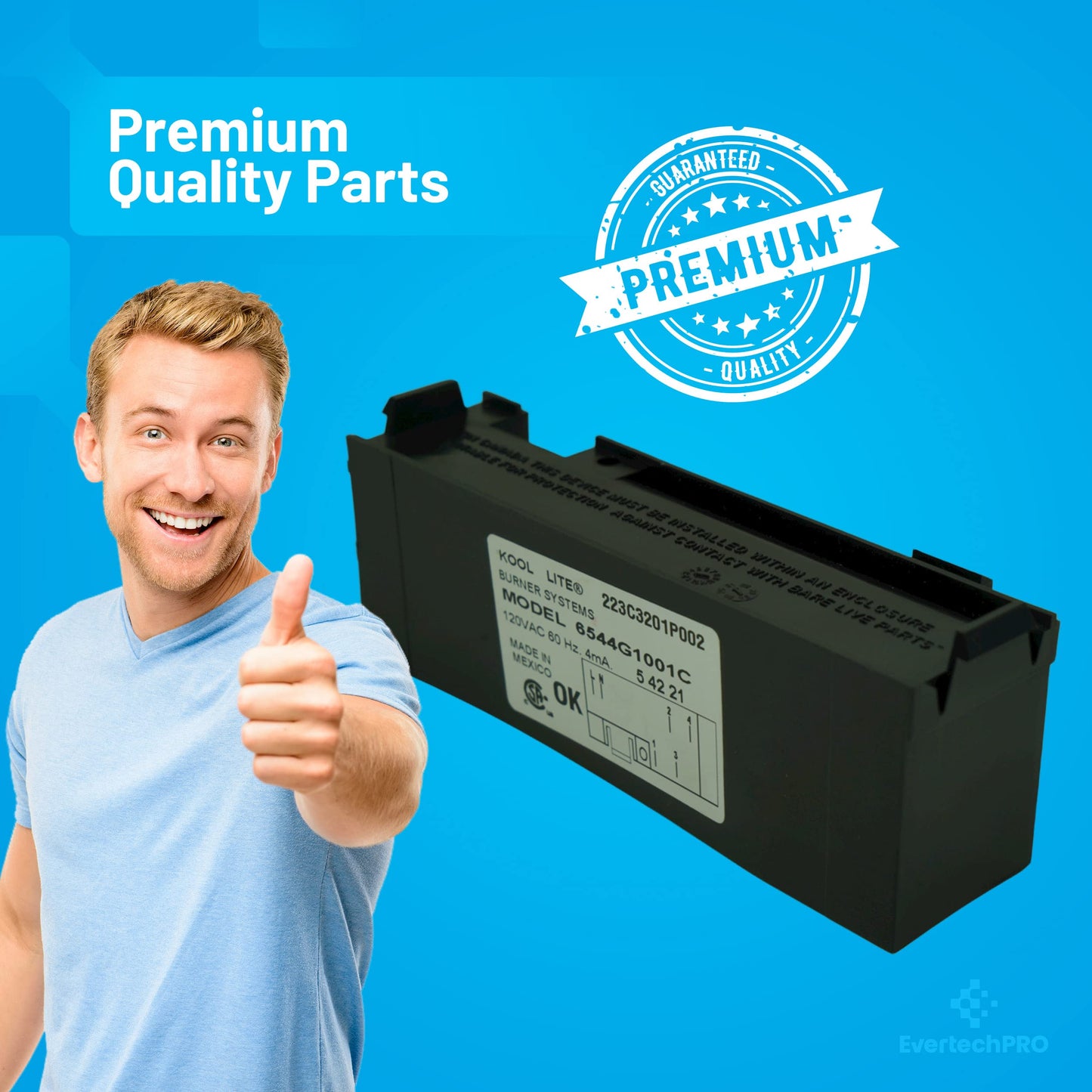 EvertechPRO WB13K25 Original Version Range Spark Module for GE WB13K0025 223C3201P002