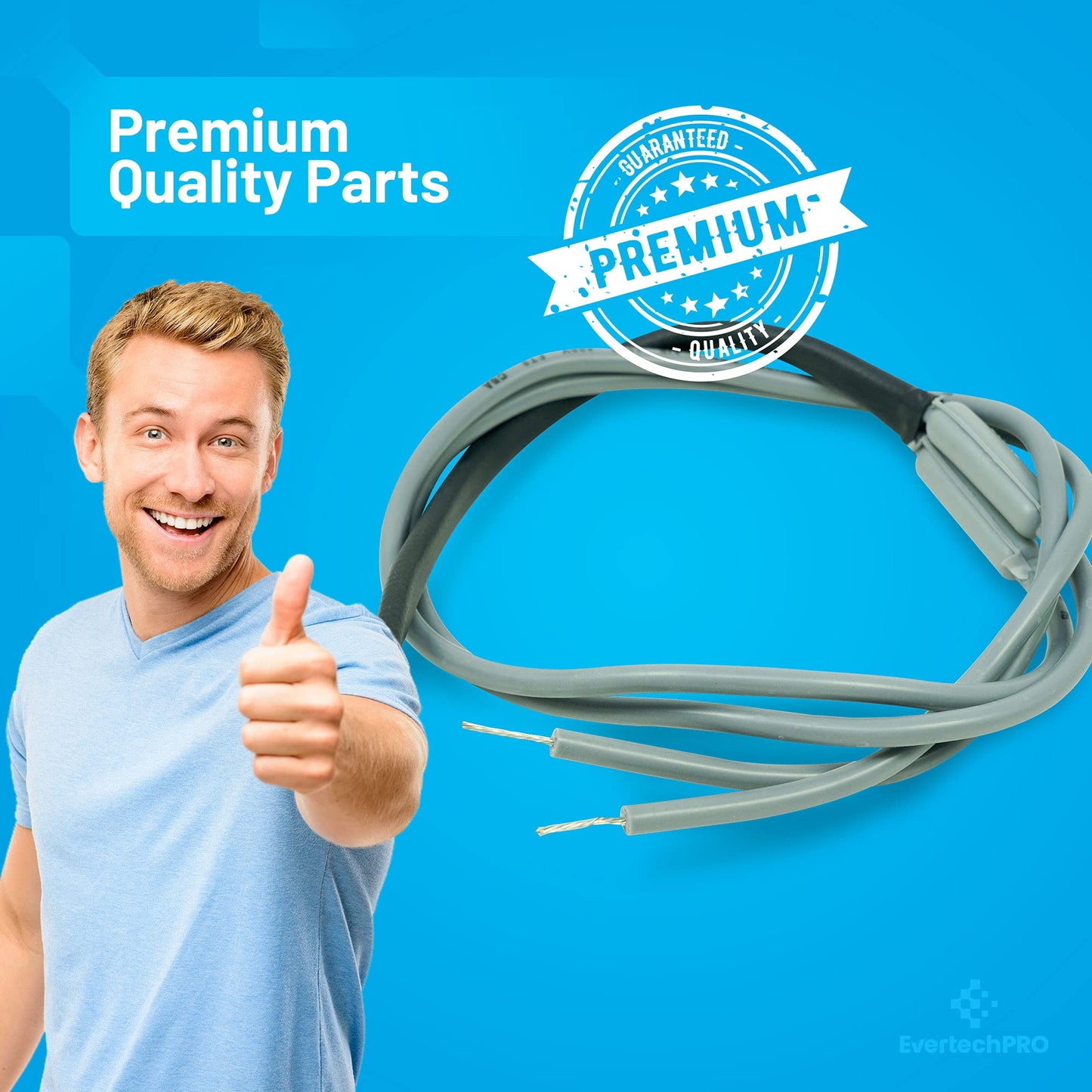 EvertechPRO SH500 Drain Heater Size 9 inch Leads 18 inch Heater tip 7/16 inch Watts 11W Volts 120V