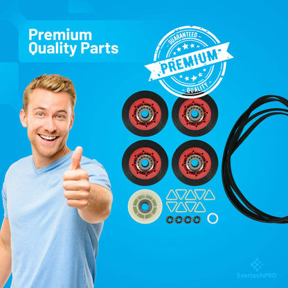 EvertechPRO 4392067 Dryer Repair Kit Replacement for Whirlpool Dryer 587637 80047 AH373088 EA373088