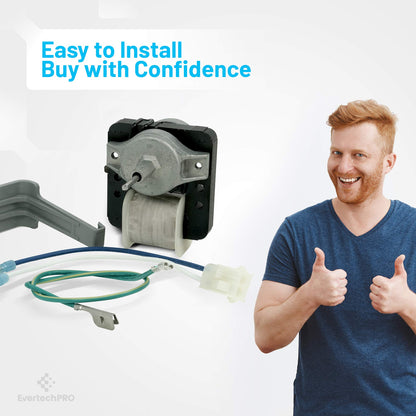EvertechPRO 12002744 Motor Kit Replacement for Whirlpool Refrigerator 12002744 67003917 1174059 67006515