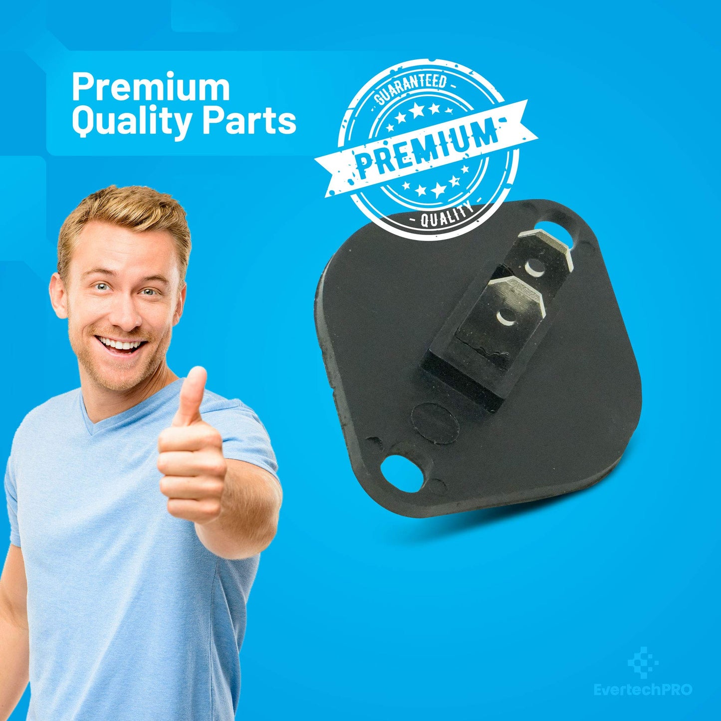 EvertechPRO 134587700 Thermistor Control Pack of 2 Replacement for Frigidaire Dryer 1156925 134216500 AH1149368 EA1149368