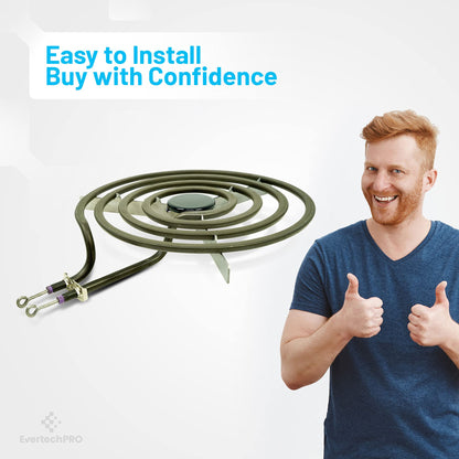 EvertechPRO MP21YA Burner Element Replacement for Whirlpool Range W10259865 14205027 1938256 1938274