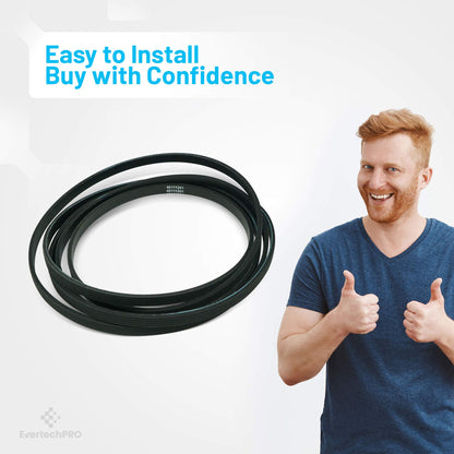 EvertechPRO 40111201 Dryer Belt Replacement for Admiral Dryer 40111201 14218936 40051501 40051502