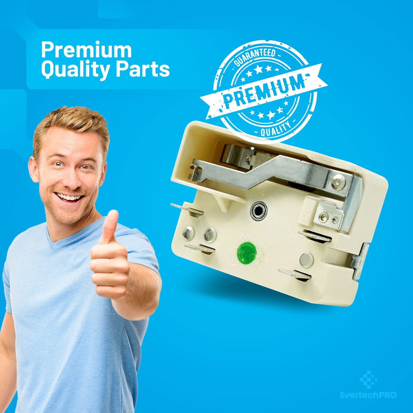 EvertechPRO WB24T10026 Infinite Switch Control Replacement for GE Range 769693 AH236751 EA236751 PS236751