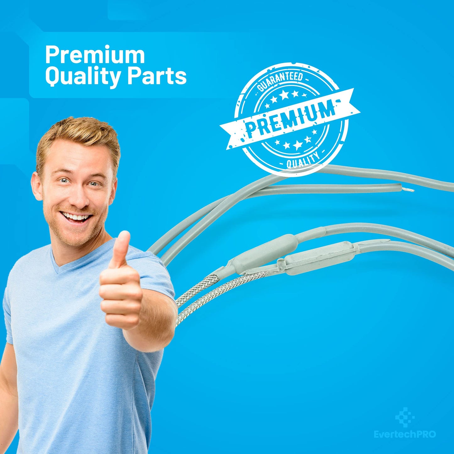 EvertechPRO SH202 Braided Aluminum Heater Size 29 inch Leads 23 inch Watts 45W Volts 115V