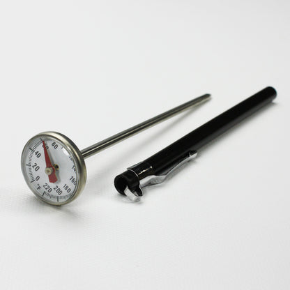 Supco ST01 Stainless Steel Pocket Dial Thermometer, 5" Stem