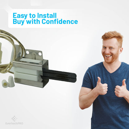 EvertechPRO Range Ignitor Replacement for 316489400 1197384 316428500 316428501 5304462661 7316489400