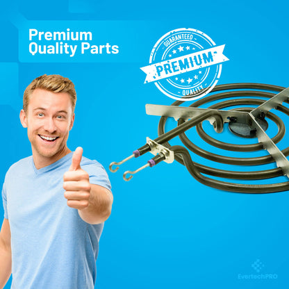 EvertechPRO MP21YA Burner Element Replacement for Whirlpool Range W10259865 14205027 1938256 1938274