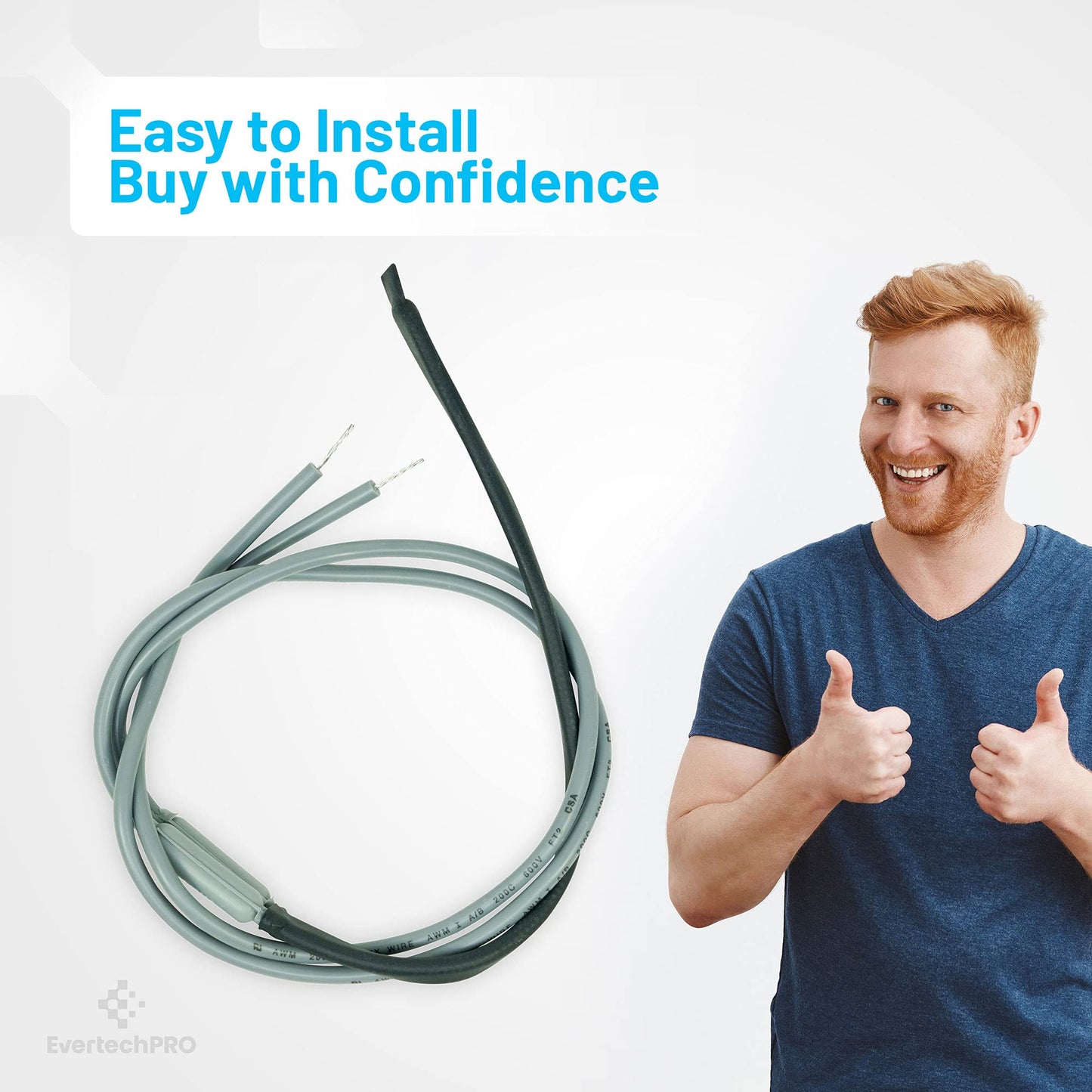 EvertechPRO SH500 Drain Heater Size 9 inch Leads 18 inch Heater tip 7/16 inch Watts 11W Volts 120V