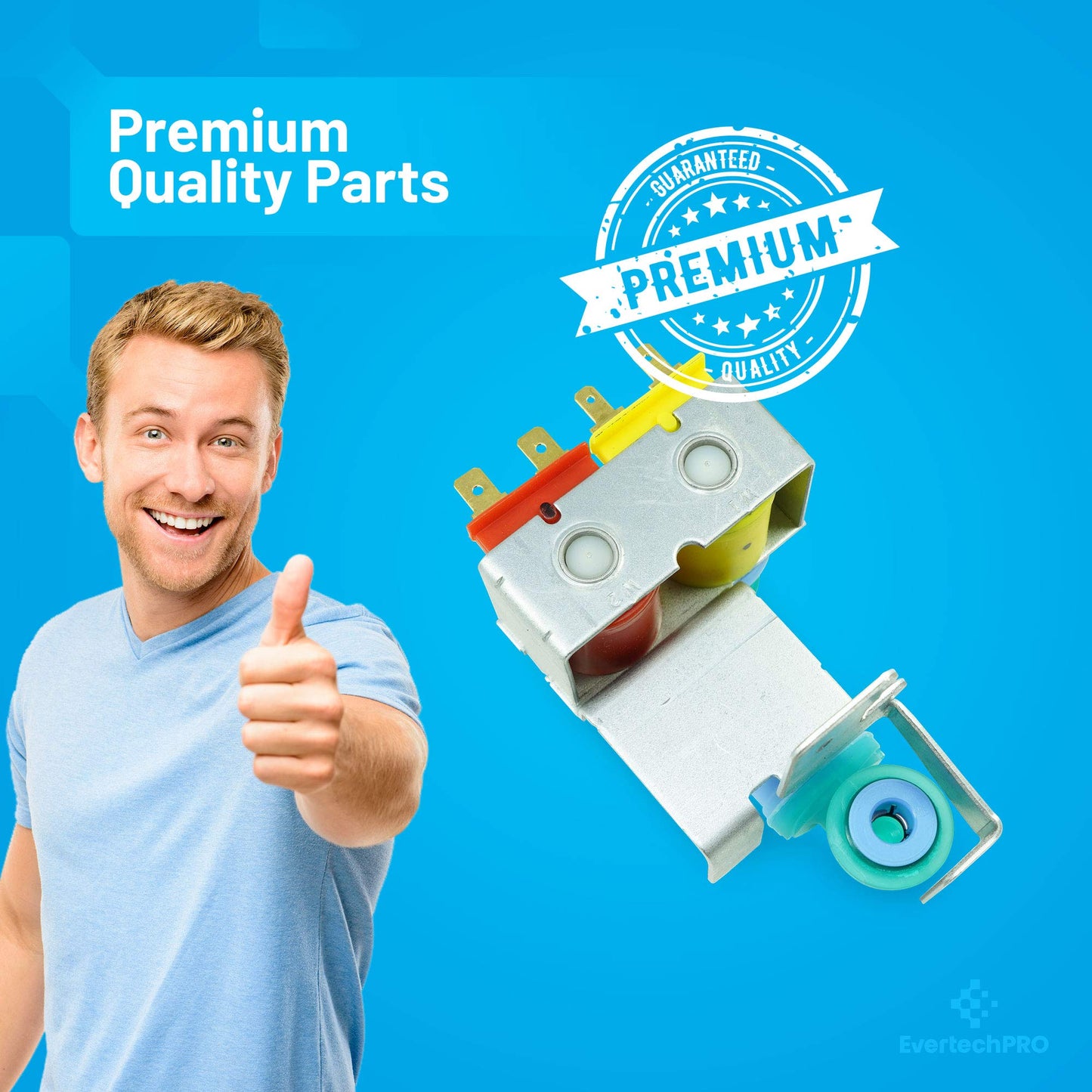 EvertechPRO Appliance Valve Replacement for Whirlpool W10420083 2118775 AH3503218 EA3503218 PS3503218