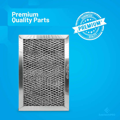 EvertechPRO WB02X10776 Microwave Charcoal Filter for GE WB02X33061 WB2X10776 PM02X10776 2 Pack