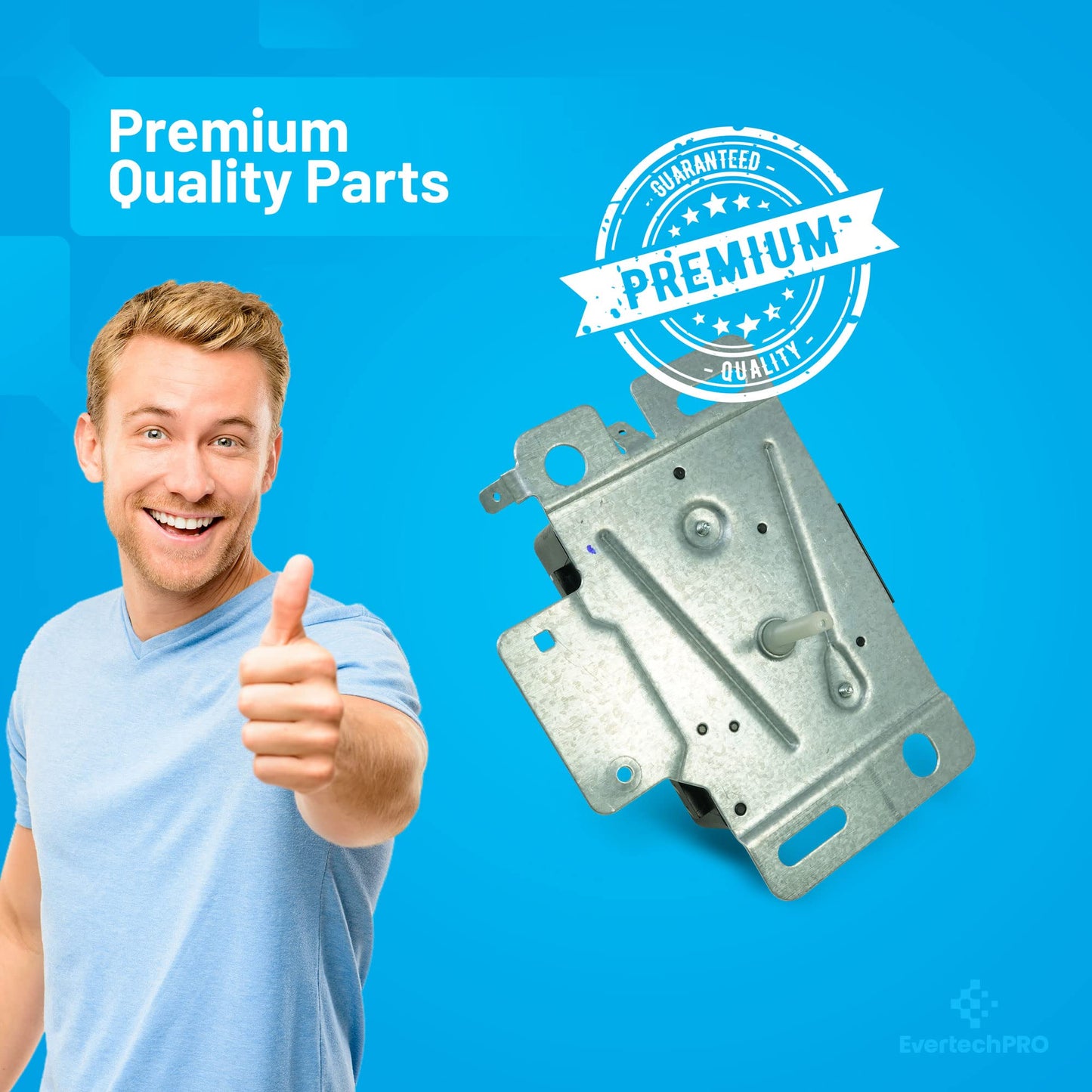 EvertechPRO Appliance Timer Replacement for Whirlpool W10857612 W10436308 WPW10436308