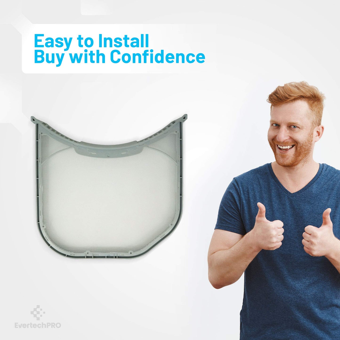 EvertechPRO ADQ56656401 Lint Filter Replacement for LG Dryer 1462822 AH3531962 EA3531962 PS3531962
