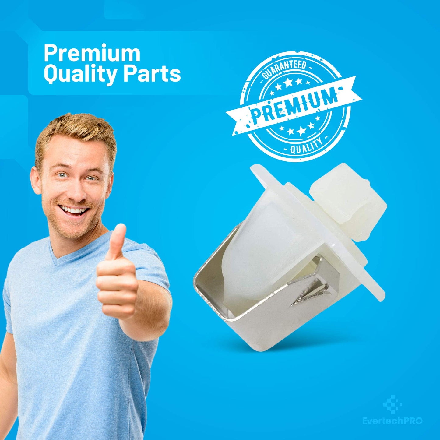 EvertechPRO 279570 Door Latch Kit Replacement for Whirlpool Dryer 3392538 3398175 14205029 14205577